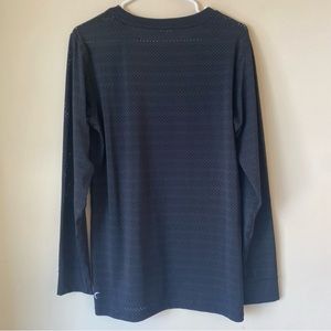 Zyia Black Chill Long Sleeve T-Shirt Women's Size Extra Large XL